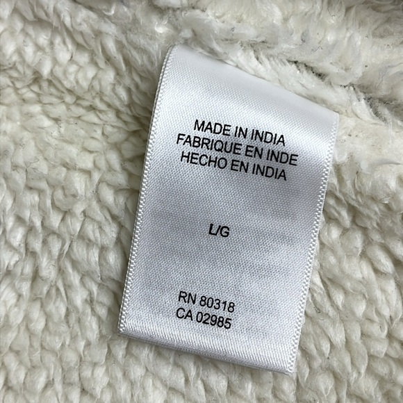 Lucky Brand Sherpa lined snap button side pockets flannel plaid shirt jacket - Picture 8 of 16